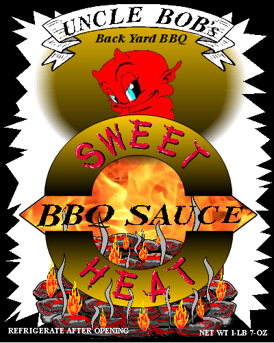 Sweet Heat BBQ Sauce Label