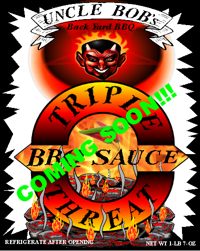 Triple Threat BBQ Sauce Label